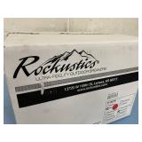New in Box! Rockustics 6.5" 2-Way Outdoor Weatherproof Rocquette Rock Loudspeaker in Grey / Gray