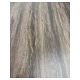 1200 SF of HD Brushed Oak LVP Waterproof - 6.5" x 48" - Smokehouse  LVX  Lighter in person