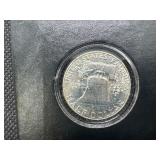 1952-D Brilliant Uncirculated Franklin Half Dollar