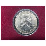 1953-D Brilliant Uncirculated Franklin Half Dollar