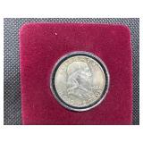 1962-D Brilliant Uncirculated Franklin Half Dollar