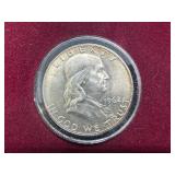 1962-D Brilliant Uncirculated Franklin Half Dollar
