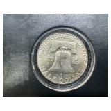 1962-D Brilliant Uncirculated Franklin Half Dollar