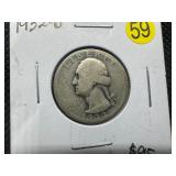 Key Date 1932-D Washington Silver Quarter -  Key to Washington Quarter Set! - PCGS Price for a G-4 is $80.00
