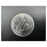 1985 BU 1 Oz. Silver Engelhard Prospector -- Hard to Find!