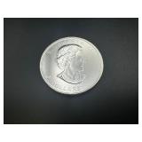 2009 BU Canadian 1 Oz. .9999 Silver Maple Leaf Coin