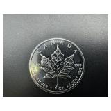 2009 BU Canadian 1 Oz. .9999 Silver Maple Leaf Coin
