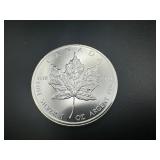 2009 BU Canadian 1 Oz. .9999 Silver Maple Leaf Coin