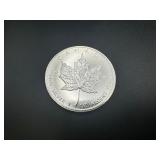 2009 BU Canadian 1 Oz. .9999 Silver Maple Leaf Coin
