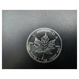 2009 BU Canadian 1 Oz. .9999 Silver Maple Leaf Coin