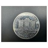 2009 BU Austrian Philharmonic 1 Oz. .999 Silver Coin
