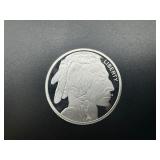 Buffalo Design 1 Oz. Silver Round