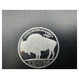 Buffalo Design 1 Oz. Silver Round