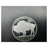 Buffalo Design 1 Oz. Silver Round