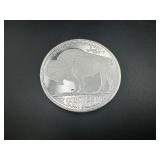 Buffalo Design 1 Oz. Silver Round