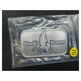 2023 BU Stacks & Bowers 1 Oz. Silver Bar
