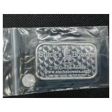 2023 BU Stacks & Bowers 1 Oz. Silver Bar
