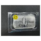 2023 BU Stacks & Bowers 1 Oz. Silver Bar