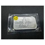 2023 BU Stacks & Bowers 1 Oz. Silver Bar