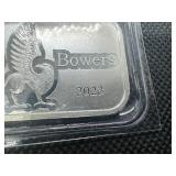 2023 BU Stacks & Bowers 1 Oz. Silver Bar