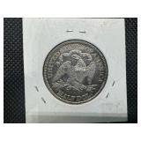 1876 Seated Liberty Half Dollar Marked AU58 When Purchased - Greysheet Wholesale Price for an AU58 is $275.00 -  Nice Coin!!