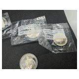 Six 1882-S Silver Proof 250th Anniversary George Washington Half Dollars