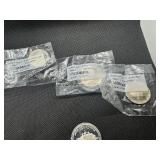 Six 1882-S Silver Proof 250th Anniversary George Washington Half Dollars