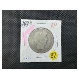 1896 Barber Half Dollar
