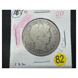 1896 Barber Half Dollar