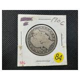 1906 Barber Half Dollar