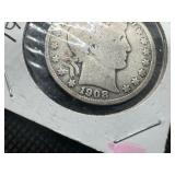 1908-O Barber Half Dollar