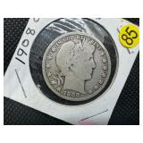 1908-O Barber Half Dollar