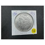 1886 Morgan Silver Dollar Marked MS When Purchased
