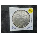 1896 Morgan Silver Dollar Marked UNC When Purchased