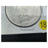 1890 Morgan Silver Dollar Marked AU When Purchased
