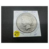 Key Date 1921 Peace Silver Dollar