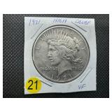 Key Date 1921 Peace Silver Dollar