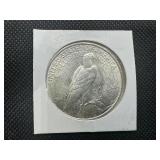 1922 Peace Silver Dollar Marked BU When Purchased