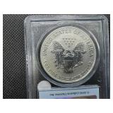 2006-P First Strike 20th Anniv.1 Oz. Silver American Eagle PCGS MS69 Reverse Proof (Only 574 graded higher) -  PCGS Price Guide $100