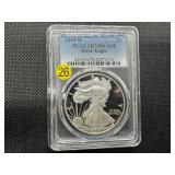 2010-W 1 Oz. Proof American Silver Eagle PRDCAMS70 - Perfect Graded Coin! -  PCGS Price Guide $90