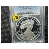 2010-W 1 Oz. Proof American Silver Eagle PRDCAMS70 - Perfect Graded Coin! -  PCGS Price Guide $90