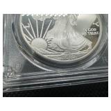 2010-W 1 Oz. Proof American Silver Eagle PRDCAMS70 - Perfect Graded Coin! -  PCGS Price Guide $90