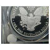 2010-W 1 Oz. Proof American Silver Eagle PRDCAMS70 - Perfect Graded Coin! -  PCGS Price Guide $90