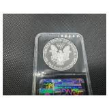 2014-W  First Releases Proof 1  Oz. Silver American Eagle NGC Ultra Cameo PF69  - NGC Price Guide $100