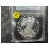 2015-W  Proof 1  Oz. Silver American Eagle NGC Ultra Cameo PF69  - NGC Price Guide $100