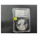 2017-W  Early Releases Proof 1  Oz. Silver American Eagle NGC Ultra Cameo PF69  - NGC Price Guide $100