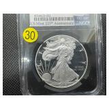 2017-W  Early Releases Proof 1  Oz. Silver American Eagle NGC Ultra Cameo PF69  - NGC Price Guide $100
