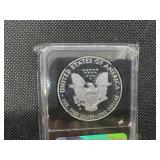 2017-W  Early Releases Proof 1  Oz. Silver American Eagle NGC Ultra Cameo PF69  - NGC Price Guide $100