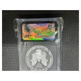 2017-W  Early Releases Proof 1  Oz. Silver American Eagle NGC Ultra Cameo PF69  - NGC Price Guide $100