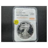 2019-S  ANA Releases Proof 1  Oz. Silver American Eagle NGC Ultra Cameo PF69  - NGC Price Guide $100